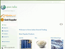 Tablet Screenshot of green-indus.com